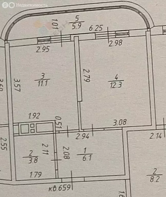 1-комнатная квартира: Краснодар, Воронежская улица, 47/10 (33.3 м) - Фото 0