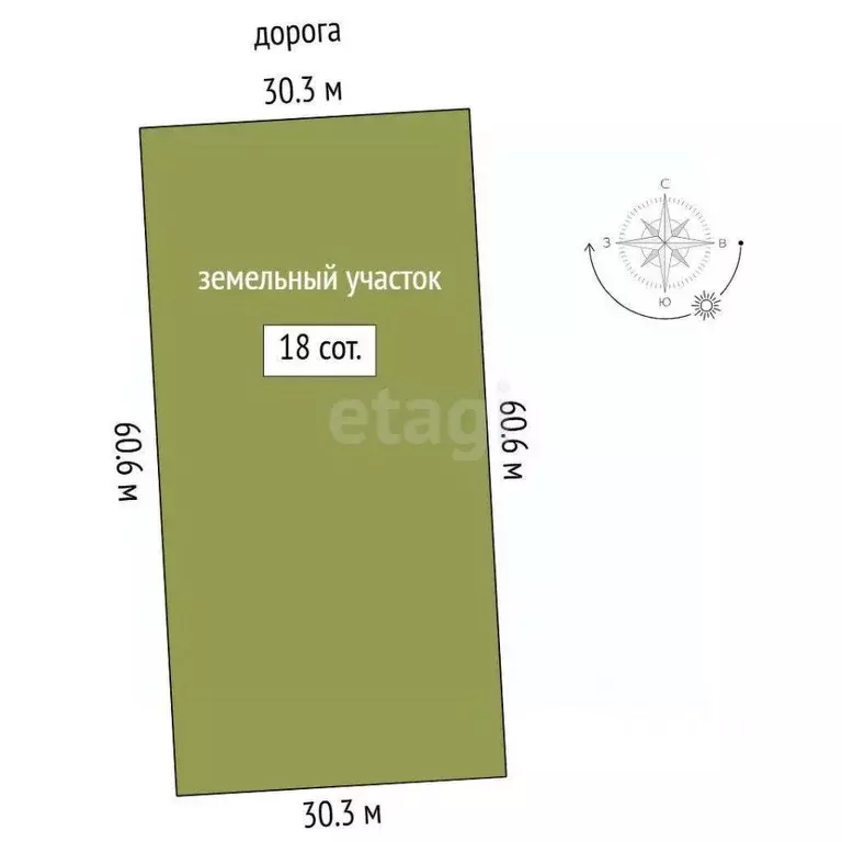 Участок в Тюменская область, Нижнетавдинский муниципальный округ, ... - Фото 2