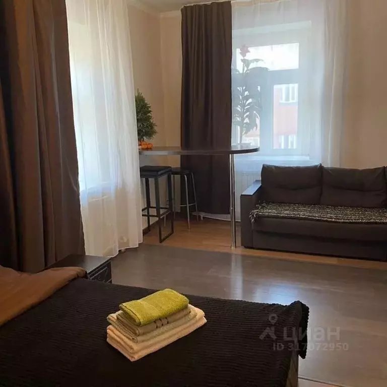 1-к кв. Тверская область, Тверь Тверская пл., 2 (30.0 м) - Фото 1