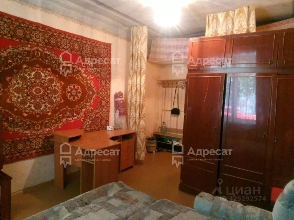 Комната Волгоградская область, Волгоград ул. Им. Циолковского, 2 (18.0 ... - Фото 1