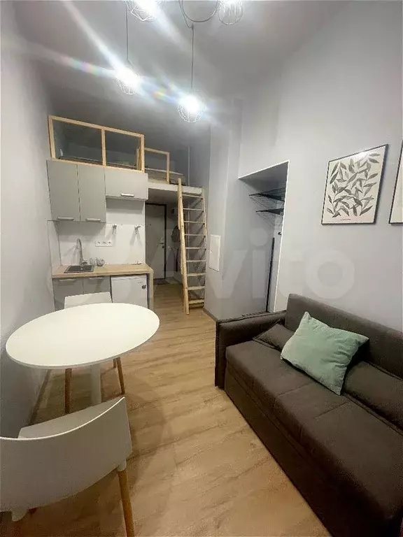 Апартаменты-студия, 15 м, 1/4 эт. - Фото 0