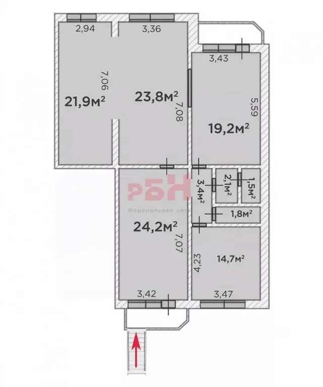 Помещение свободного назначения в Тюменская область, Тюмень Широтная ... - Фото 2