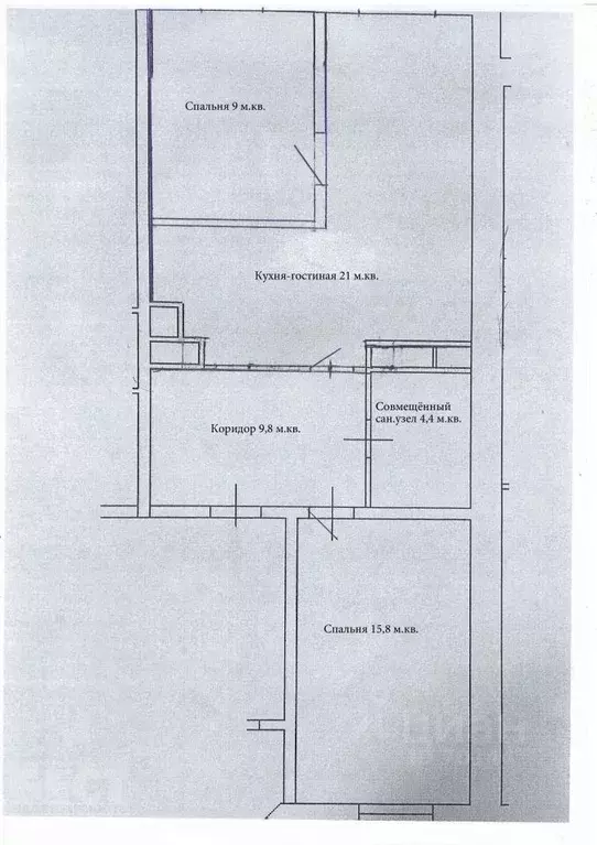 3-к кв. Московская область, Мытищи городской округ, д. Пирогово ул. ... - Фото 2