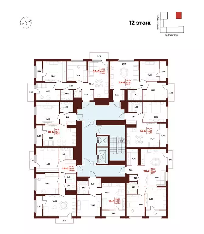 1-комнатная квартира: Пенза, Тернопольская улица, 20 (43.54 м) - Фото 2