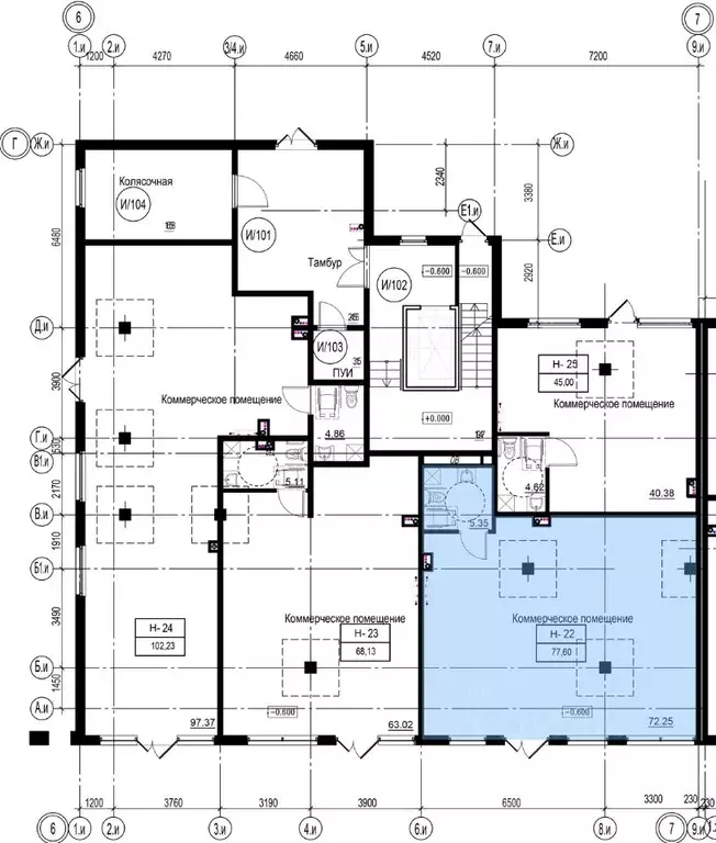 Помещение свободного назначения в Ленинградская область, Кудрово г. ... - Фото 1