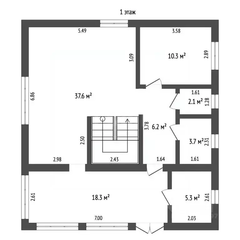 Дом в Калужская область, Жуковский муниципальный округ, с. Высокиничи ... - Фото 2