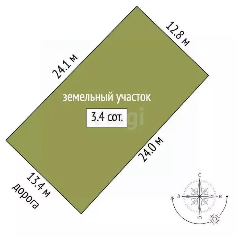 Участок в Крым, Симферополь Монтажник-1 СПК, 28 (3.44 сот.) - Фото 1