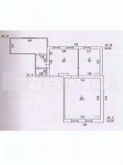 Дом в Алтайский край, Барнаул ул. Халманова, 65А (58 м) - Фото 1