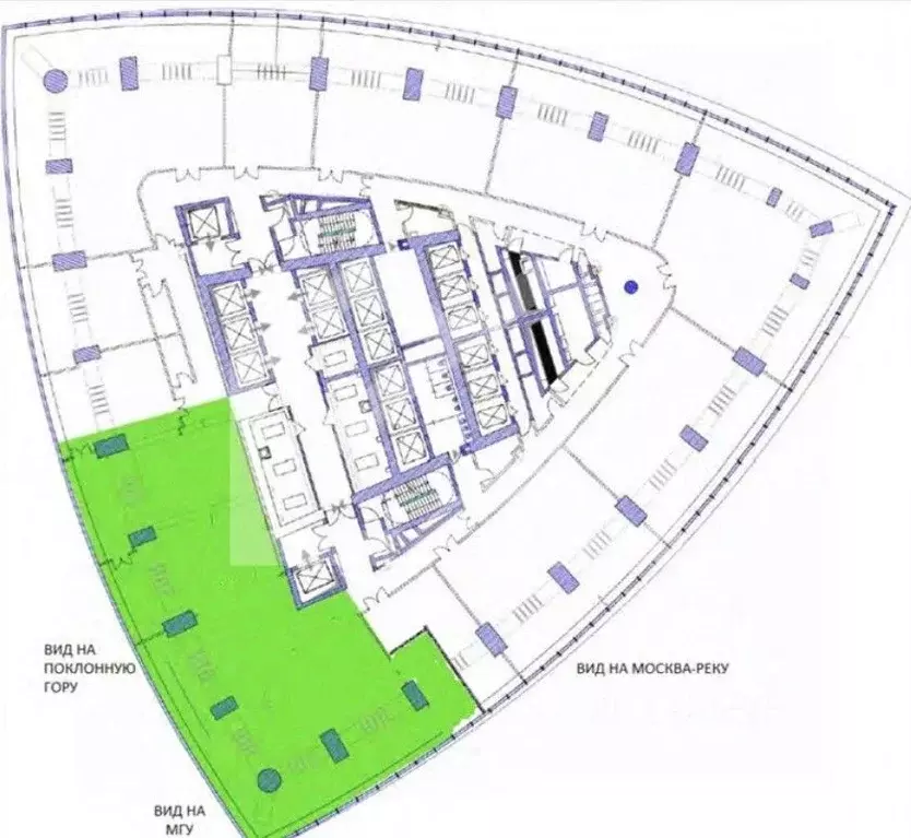 Помещение свободного назначения в Москва наб. Пресненская, 12 (353 м) - Фото 2