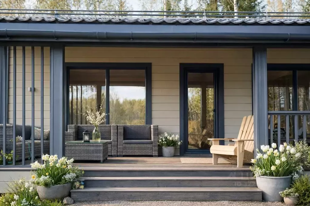 Коттедж в Ленинградская область, Приозерский район, Раздольевское ... - Фото 2