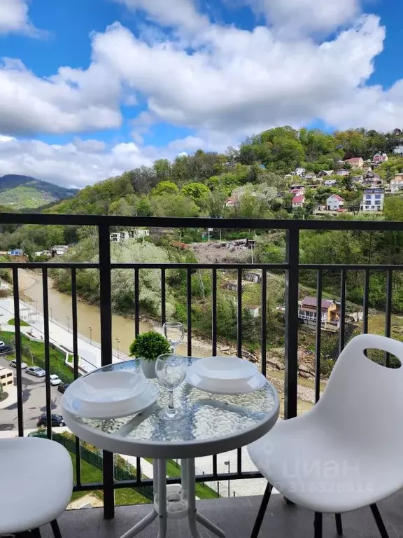 Студия Краснодарский край, Сочи ул. Искры, 88к2 (34.6 м) - Фото 1