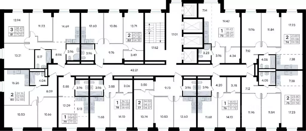 2-к кв. Приморский край, Владивосток ул. Тухачевского (59.58 м) - Фото 2