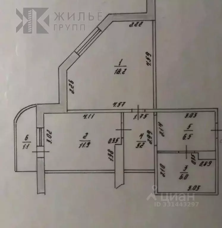 1-к кв. Татарстан, Казань ул. Хайдара Бигичева, 32 (49.0 м) - Фото 1