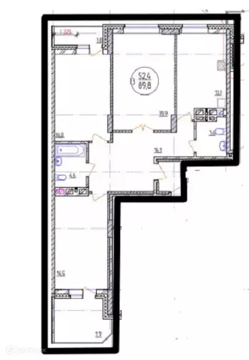 Продаётся 3-к квартира, 104 м - Фото 0