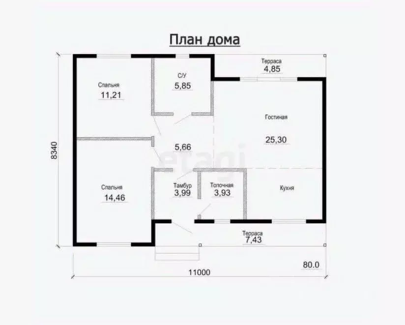 Дом в Самарская область, Тольятти пос. Жигулевское Море, проезд 2-й ... - Фото 2