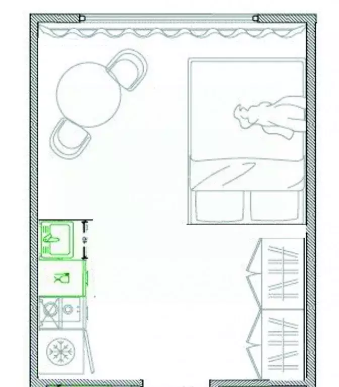 Комната Рязанская область, Рязань ул. Ленинского Комсомола, 1 (11.8 м) - Фото 2