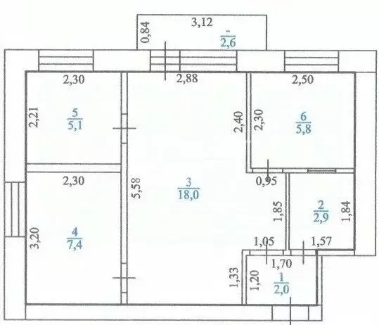 2-к кв. Оренбургская область, Оренбург ул. Братьев Башиловых, 9 (41.2 ... - Фото 0