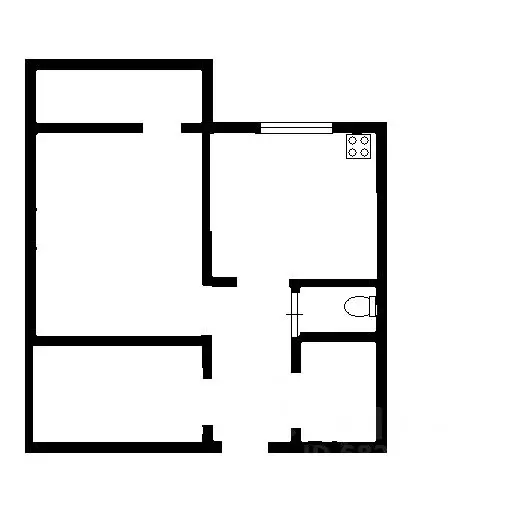 1-к кв. Московская область, Раменское ул. Приборостроителей, 2 (34.4 ... - Фото 2