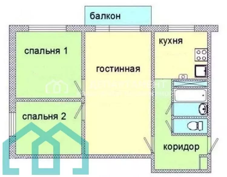 3-комнатная квартира: Иваново, 19-я линия, 14 (50 м) - Фото 1