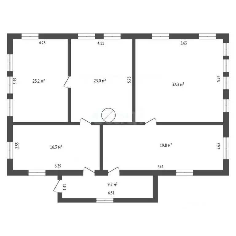 Дом в Нижегородская область, Навашино Набережная ул., 3 (124 м) - Фото 2