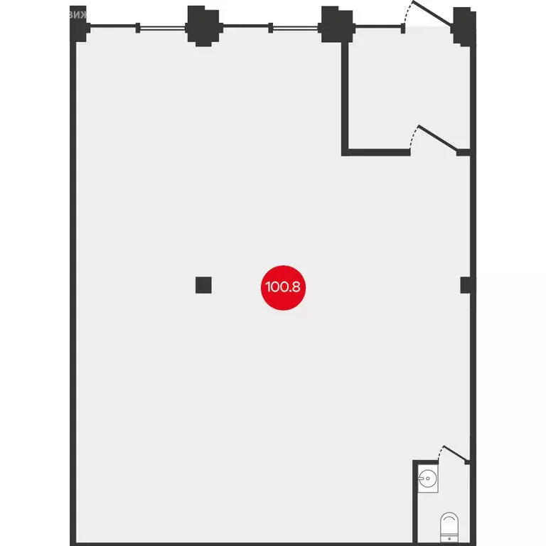 Офис (100.83 м) - Фото 2