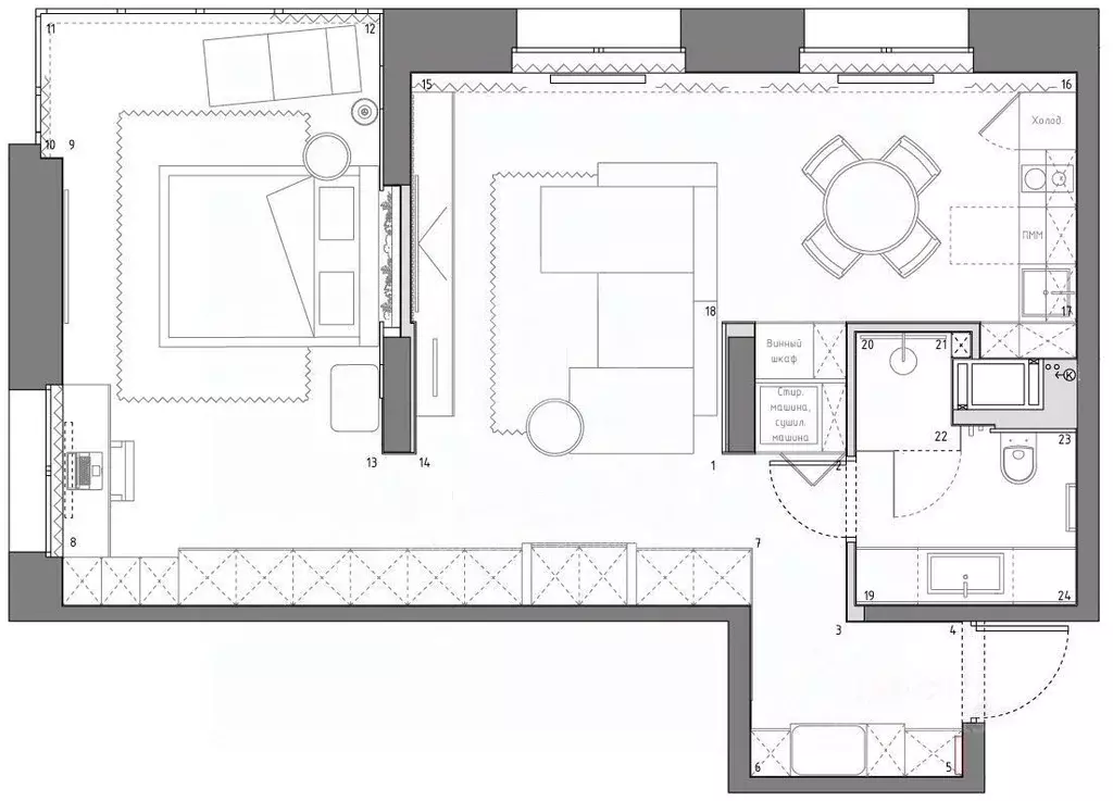 2-к кв. Санкт-Петербург просп. Героев, 35 (58.2 м) - Фото 2