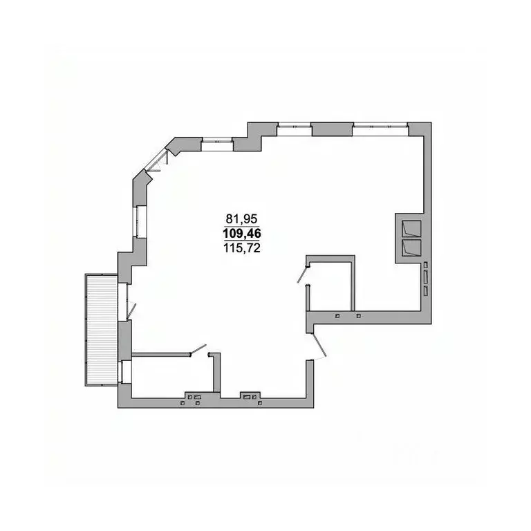 3-к кв. Новосибирская область, Новосибирск ул. Сеченова, 13 (115.72 м) - Фото 0