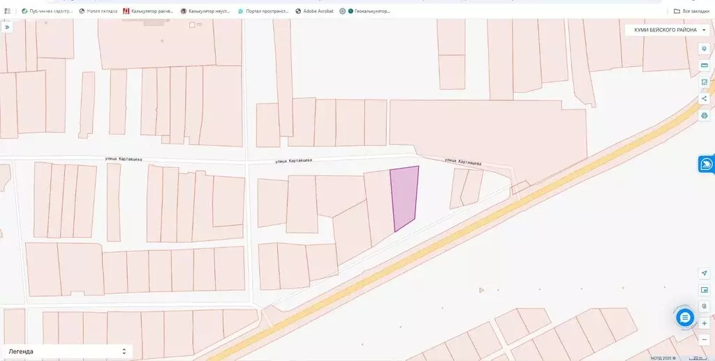 Участок в Бея, Юбилейная улица (21 м) - Фото 1