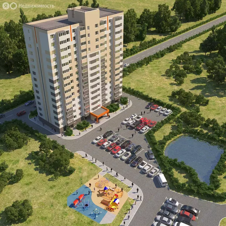 2-комнатная квартира: Киров, микрорайон Лепсе (55.09 м) - Фото 1