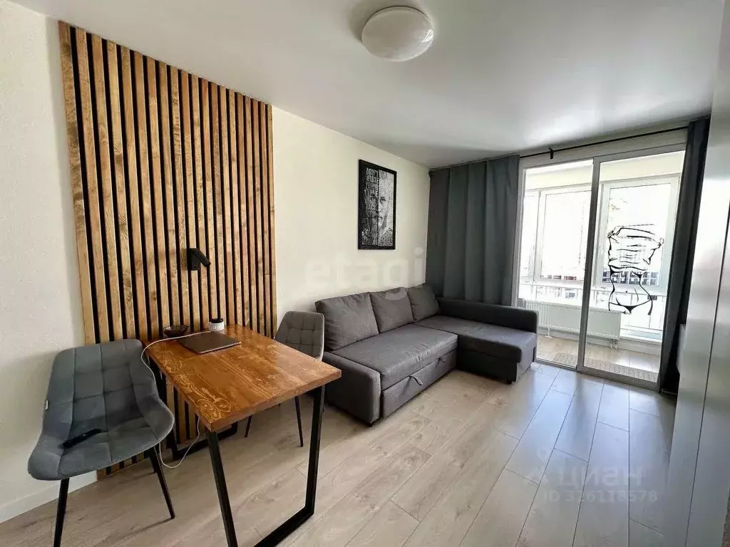 Студия Тюменская область, Тюмень ул. Краснооктябрьская, 14 (21.73 м) - Фото 1