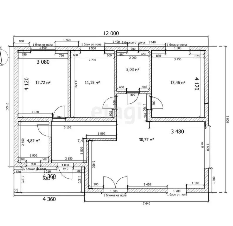 Дом в Калининградская область, Гурьевский муниципальный округ, посёлок ... - Фото 1
