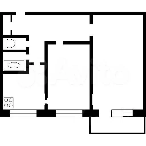 2-к. квартира, 50 м, 13/16 эт. - Фото 0