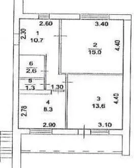 2-к кв. Башкортостан, Уфа ул. Генерала Горбатова, 3/2 (51.5 м) - Фото 1