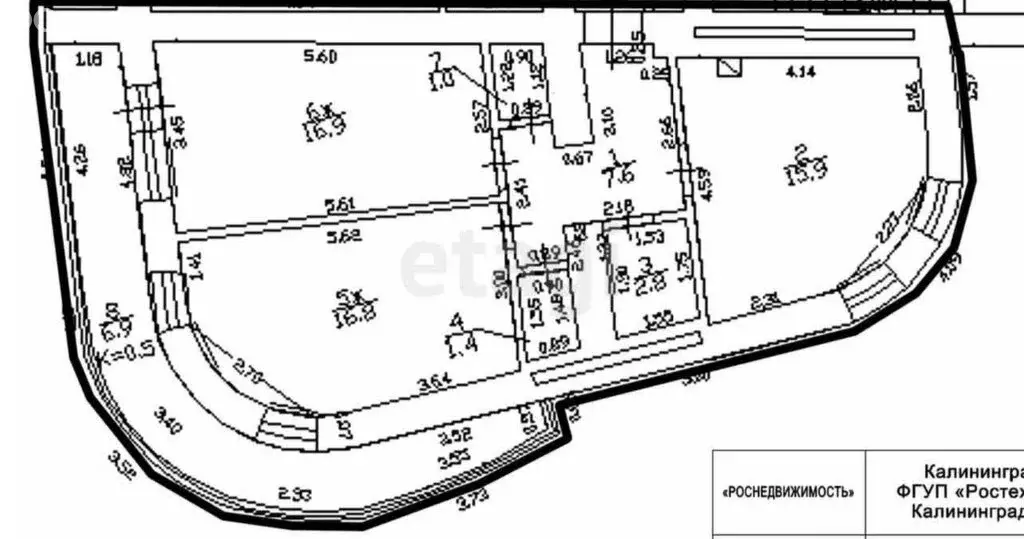 2-комнатная квартира: Калининград, улица Куйбышева, 100 (62.4 м) - Фото 0