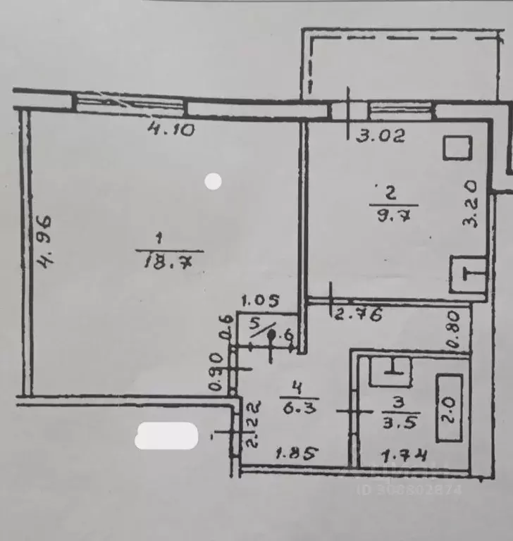 1-к кв. Башкортостан, Уфа Шакша жилрайон, ул. Гвардейская, 60 (38.0 м) - Фото 0