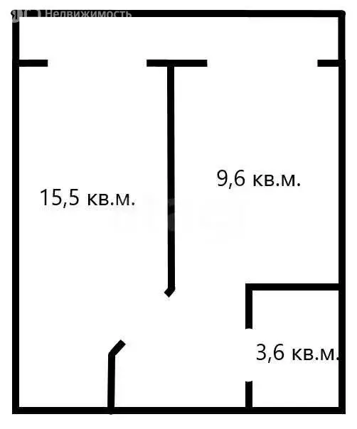 1-комнатная квартира: село Усады, улица Тёплых Встреч, 2 (30.6 м) - Фото 1