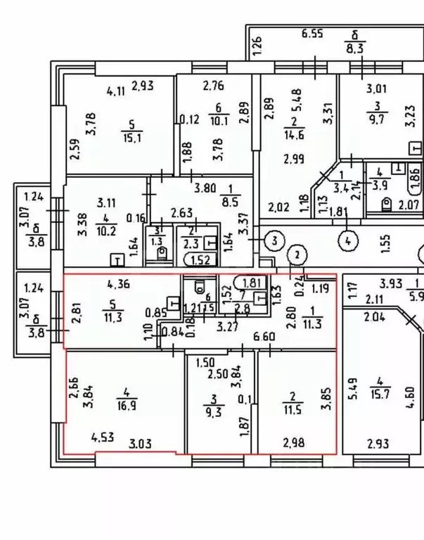 3-к кв. Удмуртия, Ижевск 1-я Подлесная ул., 1 (68.0 м) - Фото 2