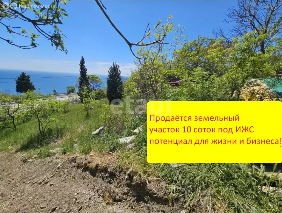 Участок в Республика Крым, муниципальный округ Ялта, посёлок ... - Фото 1