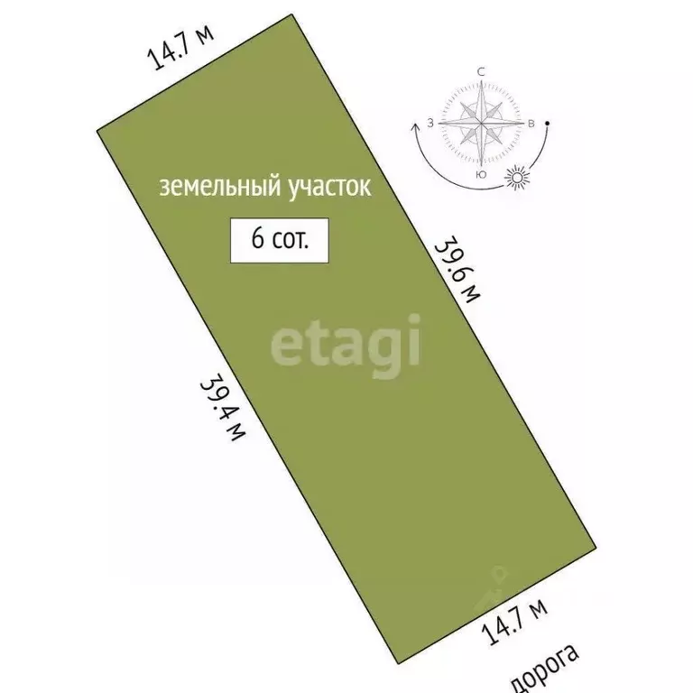 Участок в Ростовская область, Мясниковский район, Краснокрымское ... - Фото 2