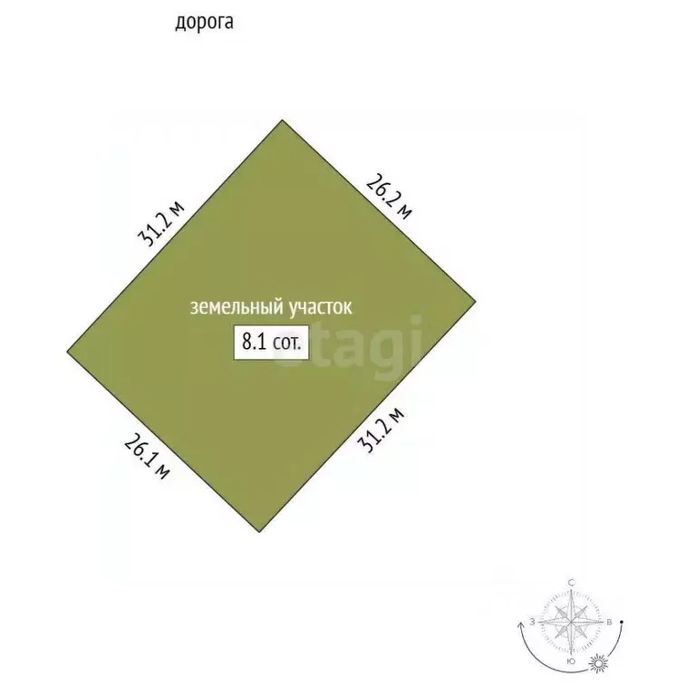 Участок в Крым, Бахчисарайский район, Скалистовское с/пос, Чаир ДСК 7 ... - Фото 1