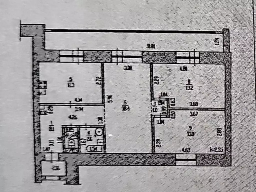 3-к кв. Алтайский край, Барнаул Социалистический просп., 59 (69.0 м) - Фото 1