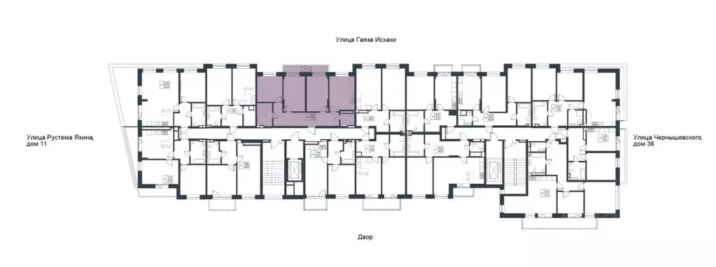3-к кв. Татарстан, Казань Дом на Исхаки жилой комплекс (77.83 м) - Фото 2