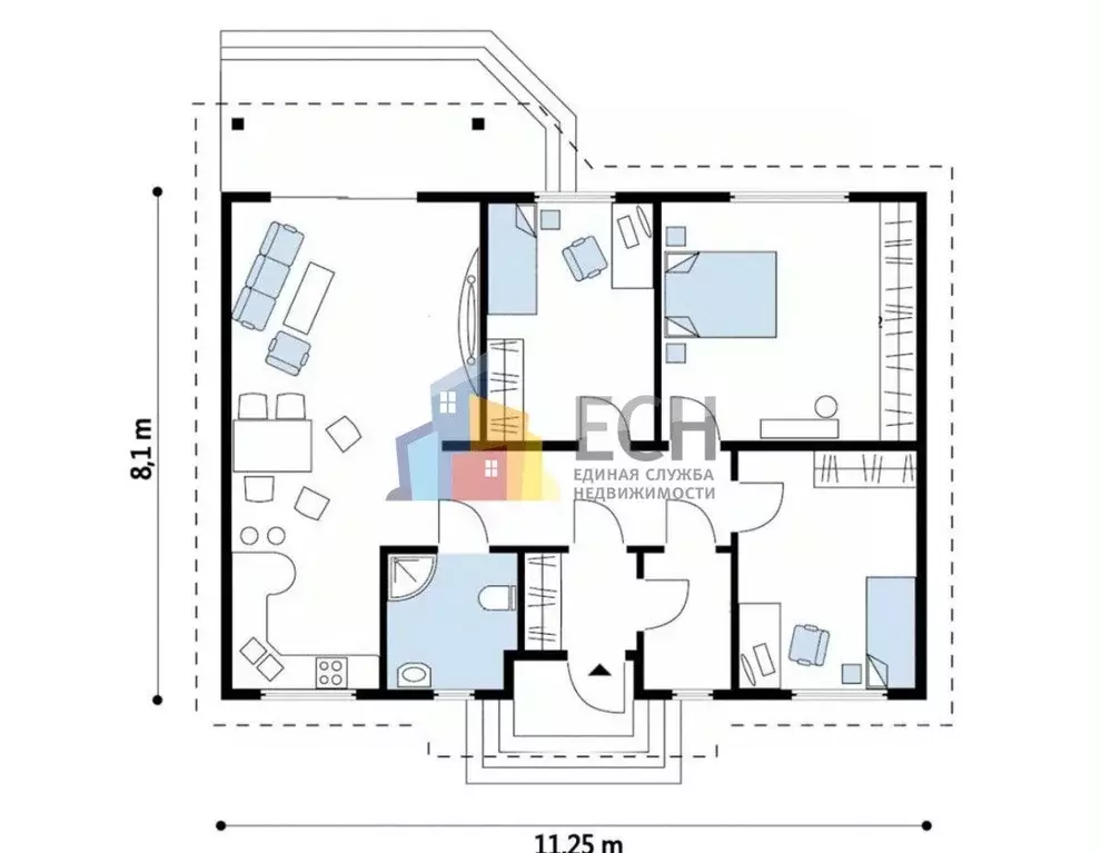 Дом в Тульская область, Тула городской округ, с. Маслово ул. Весенняя ... - Фото 2