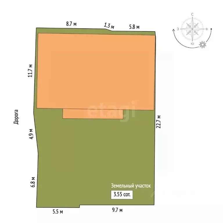 Дом в Ставропольский край, Пятигорск Рабоче-крестьянская ул. (448 м) - Фото 2