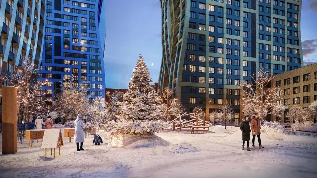 1-к кв. Москва Левел Южнопортовая жилой комплекс (50.7 м) - Фото 2