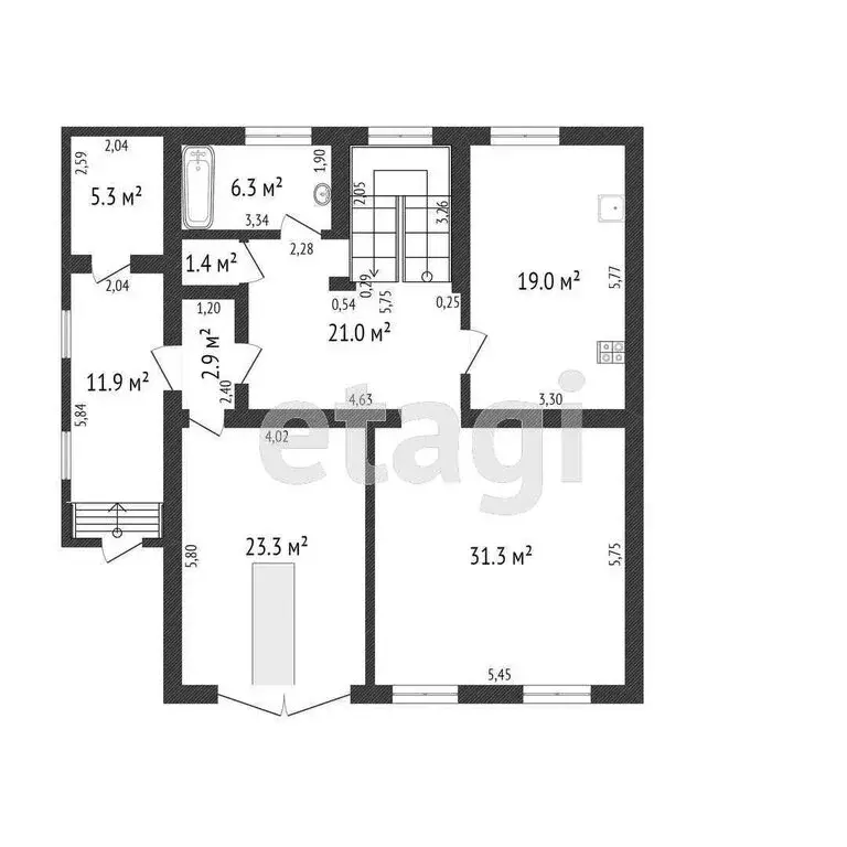Дом в Стерлитамак, улица Краснодонцев (285.6 м) - Фото 2