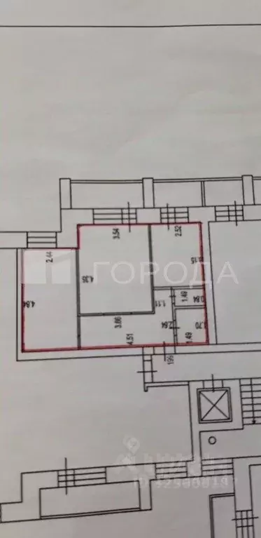2-к кв. Алтайский край, Барнаул ул. Кутузова, 16Б (46.7 м) - Фото 2