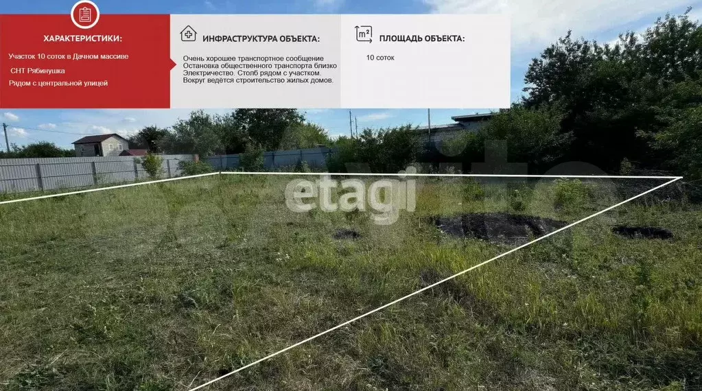 Участок 10 сот. (СНТ, ДНП) - Фото 0