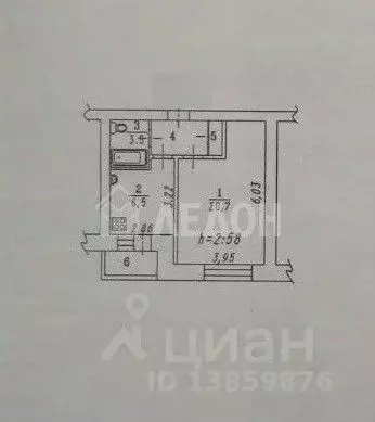 1-к кв. Омская область, Омск Московка мкр, ул. 1-я Станционная, 108А ... - Фото 1