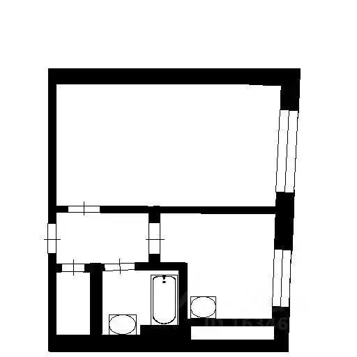 1-к кв. Башкортостан, Уфа Бакалинская ул., 62 (33.2 м) - Фото 1